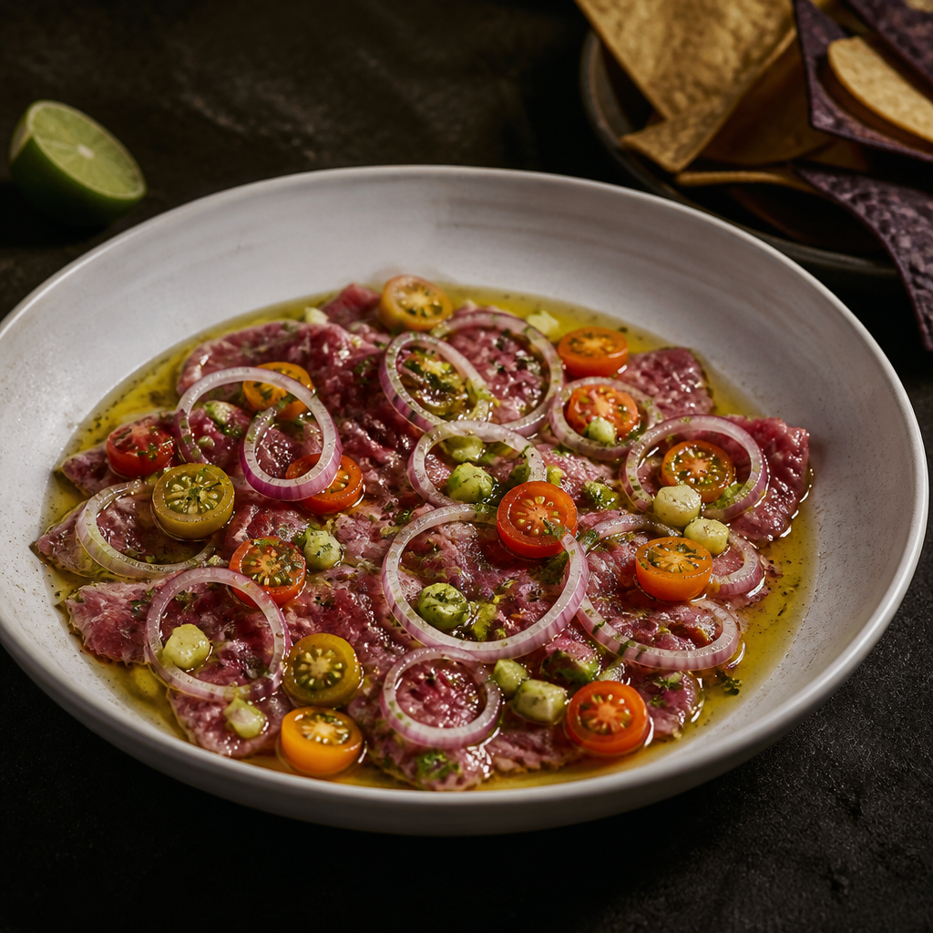 Aguachile de cecina de Yecapixtla