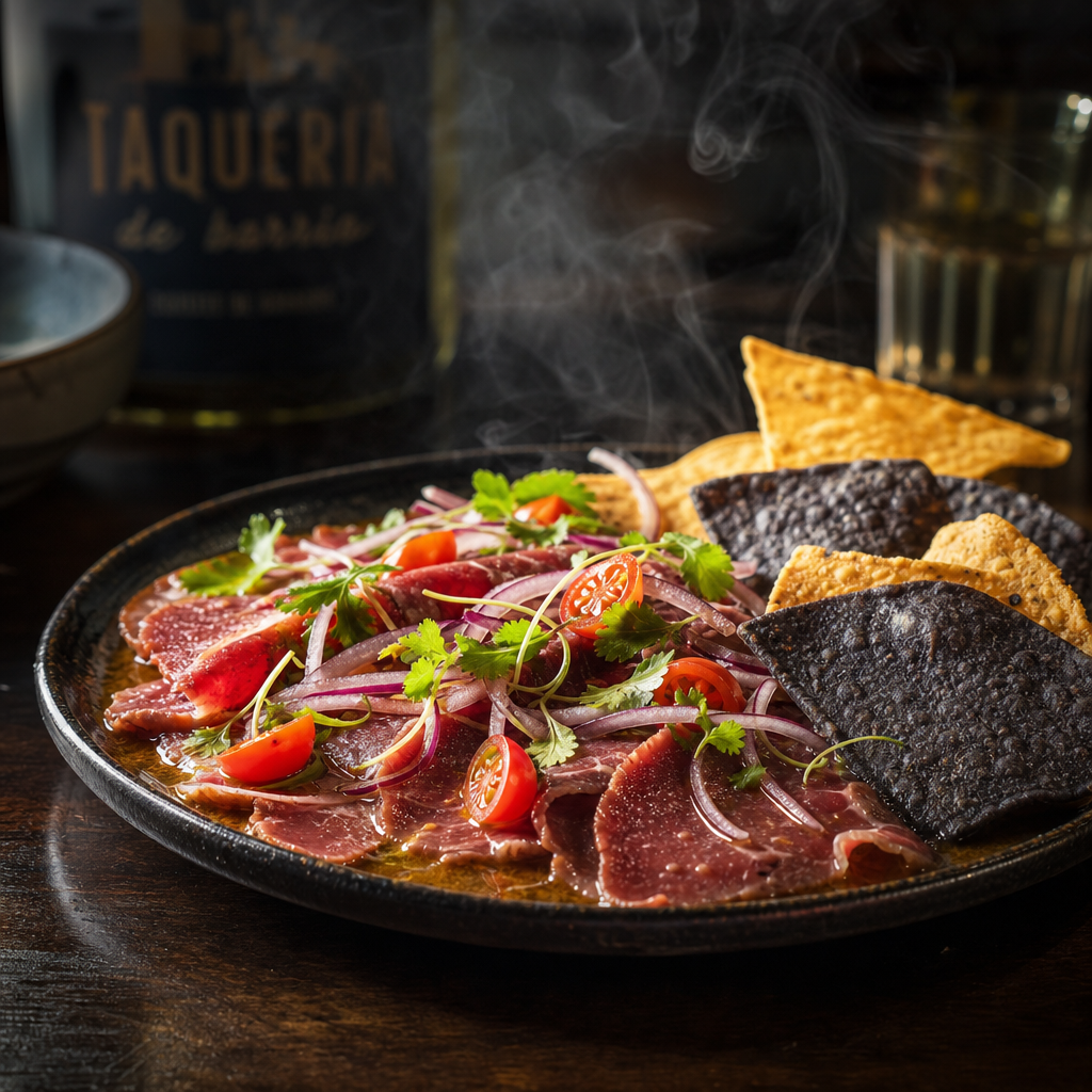 Aguachile de cecina